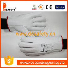 Woman Daily Life Usage Cow Split Leather Work Gloves